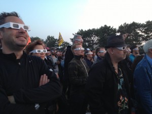 20130709 Watching Kraftwerk in Roskilde